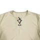 thumbnail image 4 of pstuiky camisetas para hombre, Camiseta vintage de manga corta con cordones y solapa para hombre, estilo patchwork, blusa de manga corta con cuello alto camisetas de hombre xxl, 4 of 7