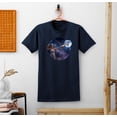 thumbnail image 2 of Artemis Goddess Aiming for the Moon Space Mission Tee Short Sleeve T-Shirt Large Navy, 2 of 6