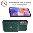thumbnail image 4 of Allytech Galaxy A23 4G Wallet Case with Shoulder Strap, Luxury PU Leather RFID Blocking Protectve Anti-Scratch Bumper Cards Slots Magnetic Closure Phone Case Cover for Samsung Galaxy A23 4G, Green, 4 of 9
