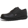 thumbnail image 6 of Kickers Kick Lo C Teen Youth 4 Eyelet Rugged Leather Lace Up Shoes In Black Size 6, 6 of 6
