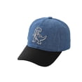 thumbnail image 3 of Baseball Caps Kids Boys Girls Breathable and Soft Running Daily Cap Youth Flat Brim Fashion Outdoor Hats Sports Hat for Kids Plus Size Blue One Size, 3 of 5