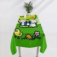 thumbnail image 4 of Sanrio Tablecloth for Keroppi Washable Square Cotton Cute Funny Softfor Kitchen & Table Linens 55×70.9 in, 4 of 5