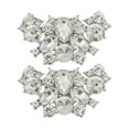 thumbnail image 1 of MasteelfCA 1 Pair Lady Leather Shoes Buckles Crystal Butterflies Flower Shoe Decorations, 1 of 8