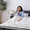 thumbnail image 3 of Queen Rose 12'' Hybrid Cooling Mattress with Gel Memory Foam & Pocket Coils, Queen Size, 3 of 13
