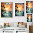 thumbnail image 4 of Designart "Minimalism Palm Trees Charm VI" Floral Floater Framed Canvas Print, 4 of 7