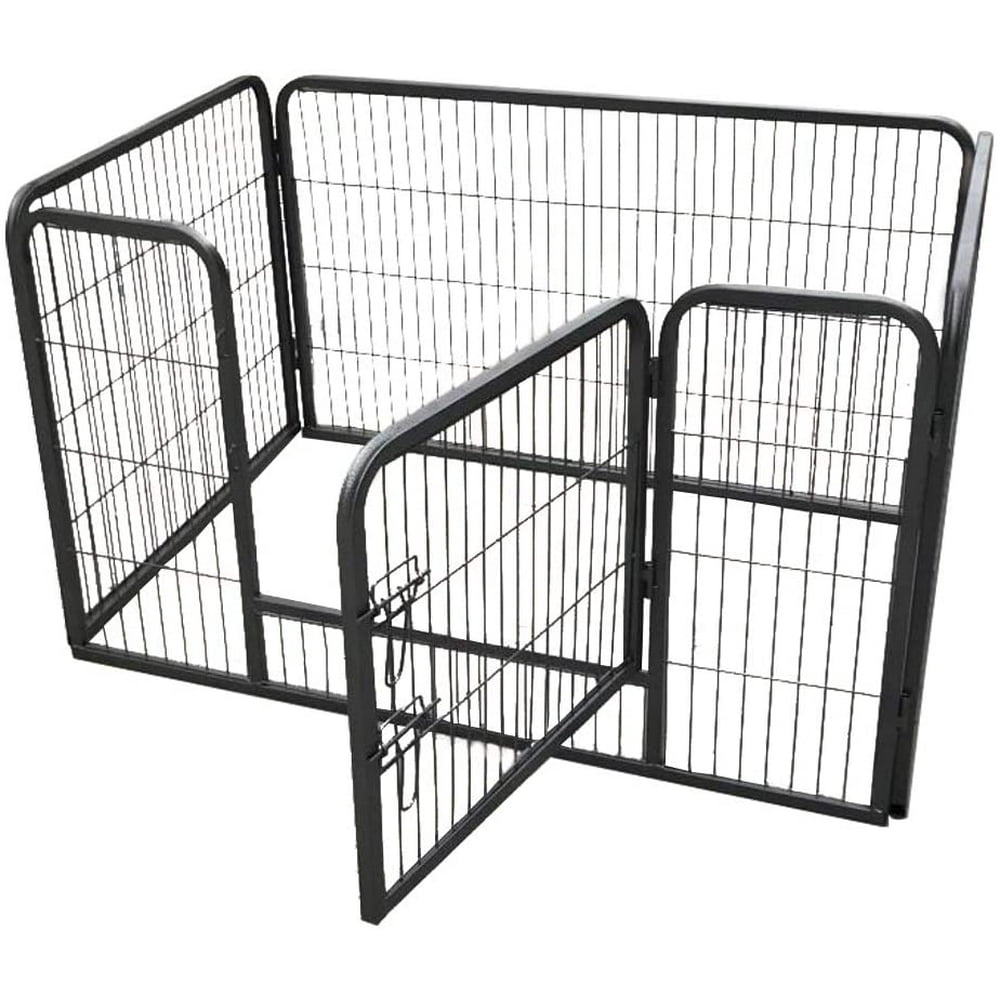 XERATH Dog Fence & Pet Playpen, Heavy Duty Foldable Metal Dog Pen 32 ...