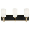 thumbnail image 2 of Solia 3-Light Bathroom Vanity Light in Champagne Bronze, 2 of 12
