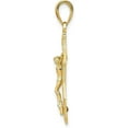 thumbnail image 2 of Avariah Diamonds Solid 10K Yellow Gold Polished & Textured Mini Mariners Crucifix Pendant - 31.5mm, 2 of 6