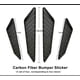 thumbnail image 4 of Pegatina embellecedora antiarañazos para evitar colisiones en el espejo retrovisor, Protector de espejo retrovisor de fibra de carbono, tira adhesiva antifricción para, 4 of 5