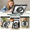 thumbnail image 4 of XYX Shockproof Tablet Case for iPad Pro 11 inch 4th/3rd/2nd Gen (2022/2021/2020) with 360 Rotating Stand, Slim Lightweight Protective Case, Black, 4 of 5