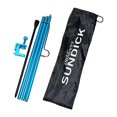 thumbnail image 1 of S SERENABLE ULTRALIGHT FOLDABLE LAMP POLE Portable Aluminum Alloy Lantern Stand Camping Tent Blue, 1 of 9