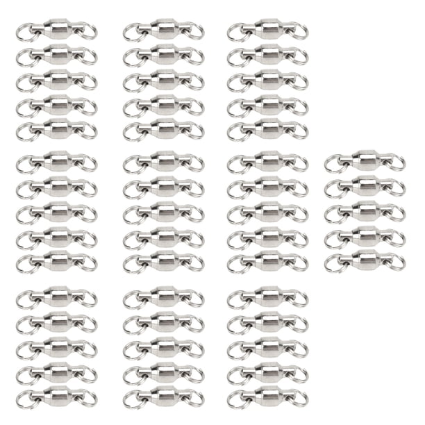 Lot 50 émerillons De Pêche – Acier Inox & Cuivre, Tailles #2 à #10, Résistance 4 à 21 Kg
