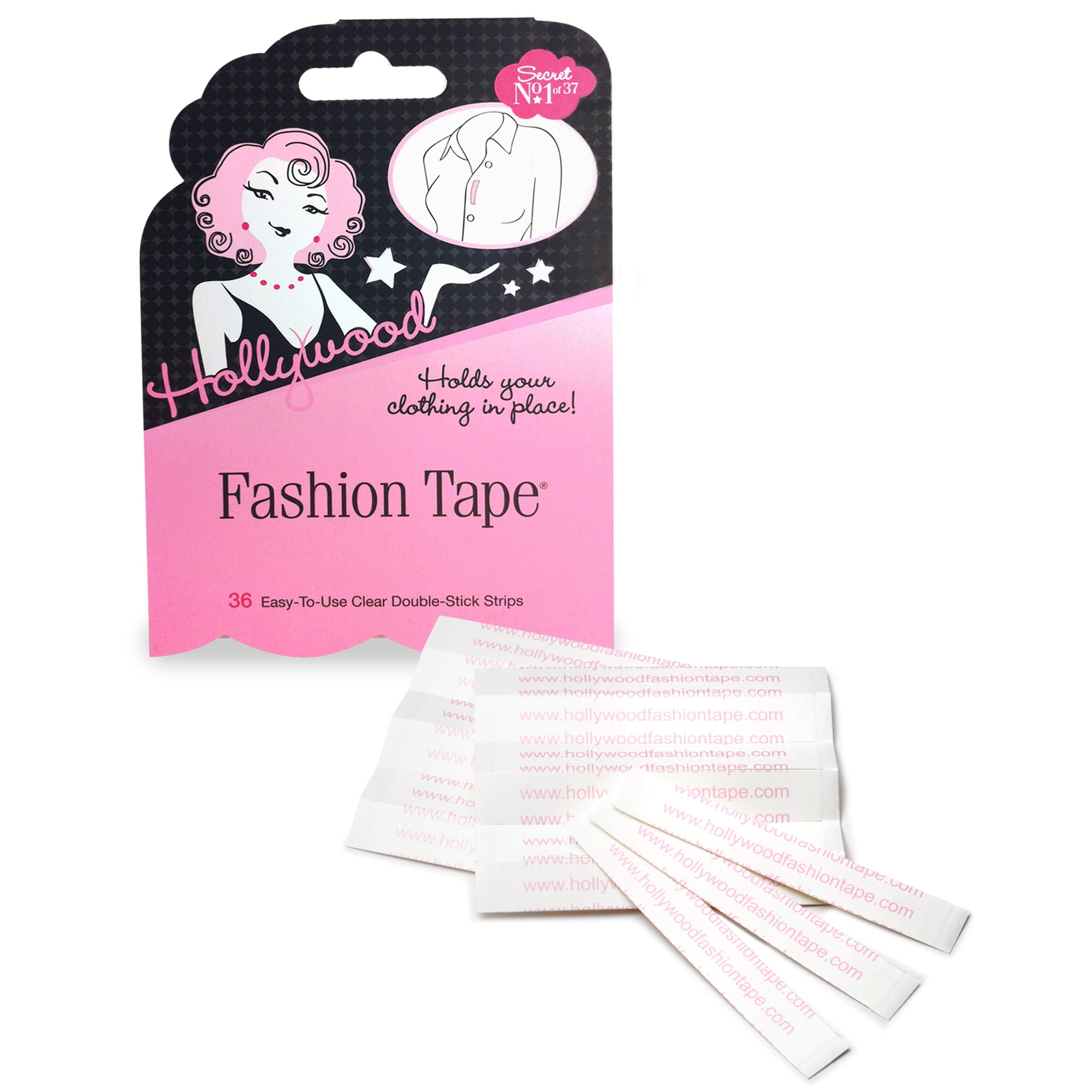 Hollywood Fashion Tape Double Stick Strips With Take Away Tin 36 Ea Walmart Com Hollywood Fashion Tape Double Stick Strips With Take Away Tin 36 Ea Walmart Com