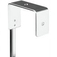 thumbnail image 3 of InterDesign York Over The Shower Door Towel Rack, White/Chrome, 3 of 6