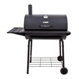 Char Griller Pro Deluxe BBQ Barrel Charcoal Grill Black E2727 Walmart