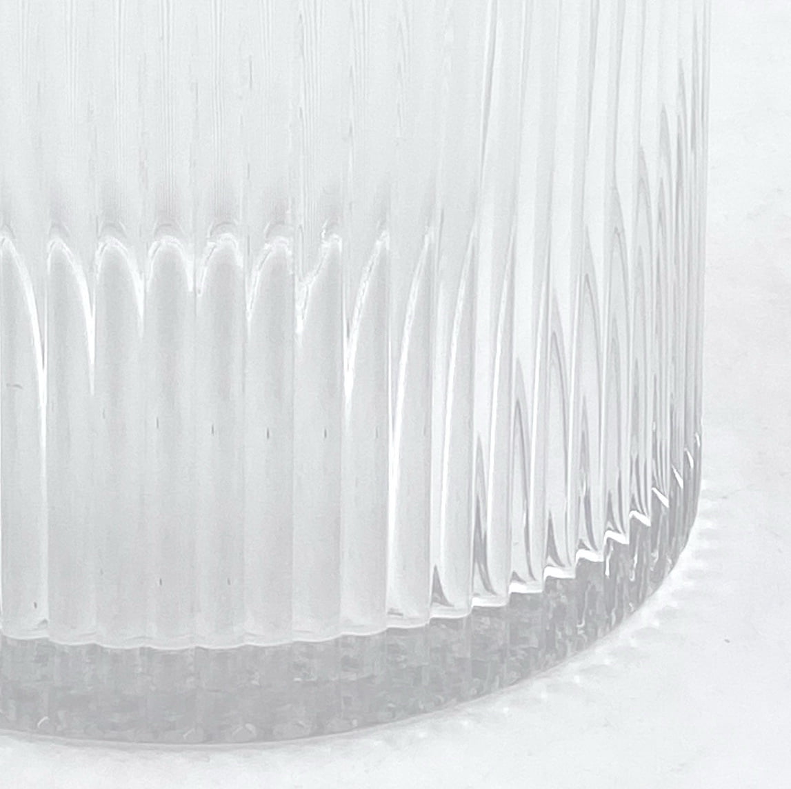 Better Homes & Gardens Clear Glass Ribbed Hurricane Candleholder, 5", Medium
