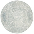 thumbnail image 2 of SAFAVIEH Abstract Bryanne Floral Wool Area Rug, Light Blue, 6' x 6' Round, 2 of 10