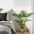 thumbnail image 5 of PARMPH 3 ft Artificial Philodendron Tree in Plastic Pot, 5 of 8