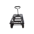 thumbnail image 6 of ACE-GARDEN,1-YEAR-WARRANTY,37"x19.48"x40.15",550 LBS, Heavy Duty with Wheels,Tools cart Wagon Cart Garden cart trucks,transport firewood(Black), 6 of 7