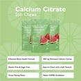 thumbnail image 2 of Celebrate Vitamins Calcium Chews, 500 mg Calcium Citrate with Vitamin D, Watermelon, 270 count, 2 of 5