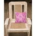 thumbnail image 2 of Carolines Treasures BB7566PW1818 Watercolor Hot Pink Striped Hearts Fabric Decorative Pillow  18H x18W multicolor, 2 of 2