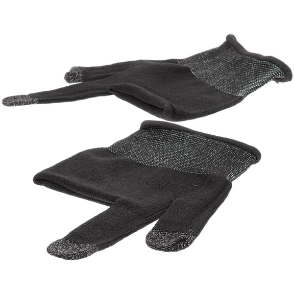 Raindrops Black Two Finger Artist Glove for Drawing, Reduces Friction and Protects Hand, 1 Piece