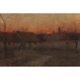 thumbnail image 3 of Frederick Judd Waugh 24x17 Black Modern Framed Museum Art Print Titled - Country Cabins at Sunset (1893), 3 of 5