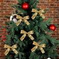 thumbnail image 5 of PuSpu Home Decor Christmas Decoration Christmas Tree Decoration Small Hanging Deluxe Bow Set Household Products, 5 of 6