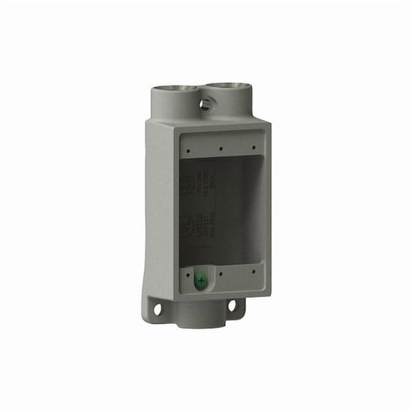 Hubbell Killark Device Box,3/4" Hub,Shallow,1 Gang FSCC-2M