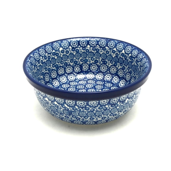 Polish Pottery Bowl - Salad - Midnight