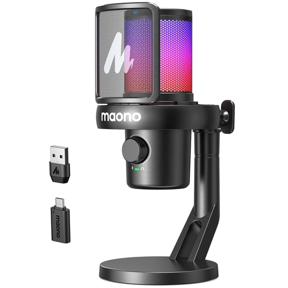 Micrófono inalámbrico MAONO DM40 para transmisión de juegos de PC