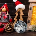 thumbnail image 6 of Husky With A Blue And Grey Color Palette - Christmas Ornament Xmas Keepsake Ceramic Ornaments Holiday Decorations for Tree Christmas Gift Ideas 2.95in, 6 of 6