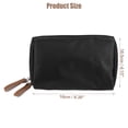 thumbnail image 4 of Unique Bargains Portable Cosmetic Bag Travel Makeup Bag Storage Bag Waterproof Nylon 1 Pcs Black Red, 4 of 7