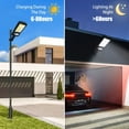 thumbnail image 2 of Magicorange Solar Powered Outdoor Street Lights with IP65 Motion Sensor & Remote Control, Suitable for Garden, Street, Deck, Yard, Garage, Patio (4 Pack), 2 of 7