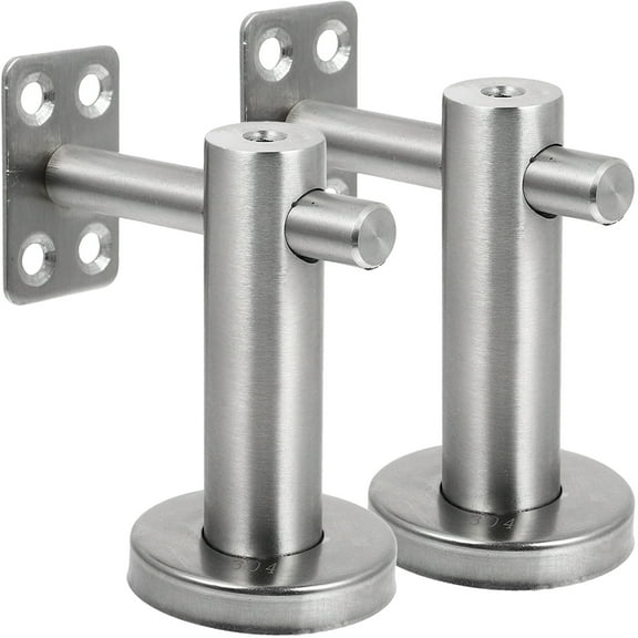 LEDMOMO Adjustable Stainless Steel Handrail Bracket for Indoor and Outdoor Use 2Pcs