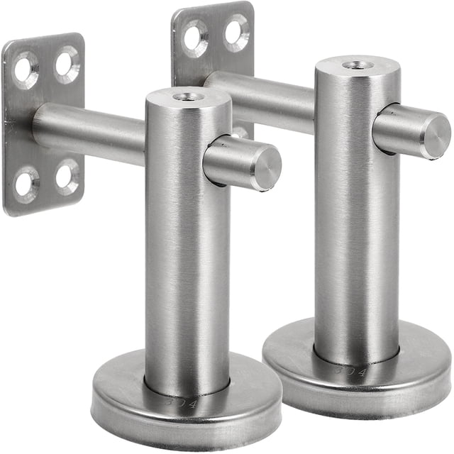 KAKOWELY 2pcs Handrail Bracket Adjustable Stair Railing Support Stair Handrail Holder,3.15X"X3.15"X1.97"