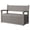Gray Stripe, variant on Bifanuo 70 Gallon Storage Bench Deck Box for Patio Furniture with Armrest Bench Outdoor Storage Water-Resistant Deck Box for Garden Tools,Pool Storage and Outdoor Cushions,Grey