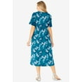 thumbnail image 2 of Woman Within Plus Size Short-Sleeve Button-Front Pocket Dress (Petite Available), 2 of 6