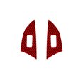 thumbnail image 2 of Red Carbon Fiber Rear Door Window Lift Panel Cover Trim for Mazda CX-9 2010-2015, 2 of 4