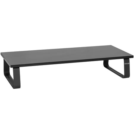 Vivo Black Wood 24 Wide Desktop Stand Ergonomic Monitor Riser And Vivo Black Wood 24 Wide Desktop Stand Ergonomic Monitor Riser And Desk Tabletop Organizer