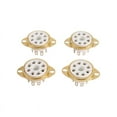 thumbnail image 1 of 4PC 8 Pin Ceramic Socket Tube Top Vacuum Octal Value For KT88 EL34 6V6 6650 274B, 1 of 8
