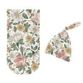 thumbnail image 2 of Vintage Floral Baby Cocoon and Beanie Hat Sleep Sack Set by Sweet Jojo Designs, 2 of 6