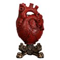thumbnail image 1 of Florero de resina estatua escritorio Hotel maceta titular escultura de Sangre roja Sunnimix Estatua de jarrón de corazón, 1 of 8