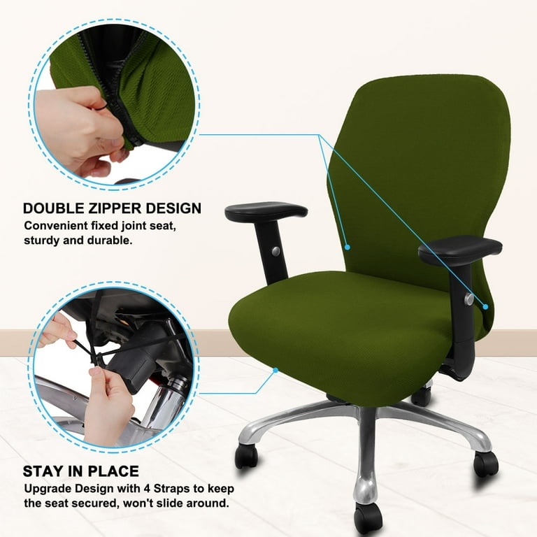 Unique bargains spandex jacquard office chair cover hotsell
