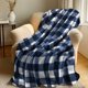 thumbnail image 4 of Manta de Navidad suave y cálida – manta acogedora de poliéster para siestas todo año | Sofá cama versátil de 130x100cm Sofá de camping decorativo Rojo azul gris negro | 1 pieza, 4 of 6