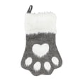 thumbnail image 1 of Christmas socks, plush hammocks for holidays and Christmas decorations (grey), 1 of 4