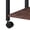Walnut, variant on Leyaoyao 3-Tier Printer Stand with Charging Station, Computer Tower Stand, Metal Rolling Cart on Wheels for Case Printer, White