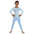 thumbnail image 2 of Cudlie Boys’ 4-Piece Pajama Set, Cotton Blend Sleepwear, 2 Tops & 2 Bottoms – Sizes 12M–5T, 2 of 9