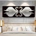 thumbnail image 2 of Pósteres e impresiones de One Piece Swans Love, pintura en lienzo de animales, arte de pared para sala de estar, dormitorio, decoración moderna del hogar sin marco, 2 of 5
