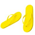 thumbnail image 3 of 1 par de sandalias planas Qarigey con punta abierta para mujer Calzado amarillo Talla S M L, 3 of 6